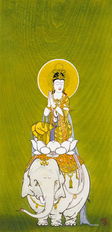 Fugen Bozatsu-zu（A portrait of Samantabhadra）